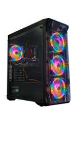 Gaming Tower PC, Core i5-10400F Processor/16GB RAM/1TB HDD+240GB SSD/Windows 10/NVIDIA GeForce GTX1050TI 4GB Graphic Card Black